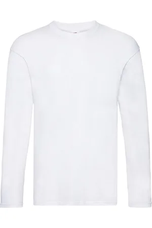 Fruit Of The Loom Heren Originele T-shirt Lange Mouwen