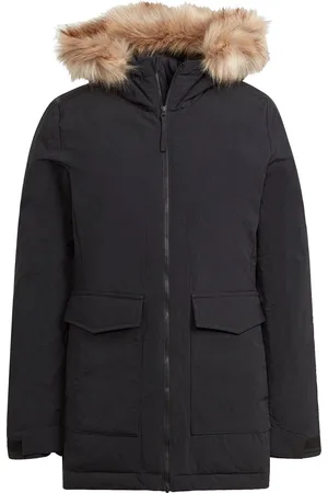 adidas Sportswear Hooded Fur Parka - Dames - - S