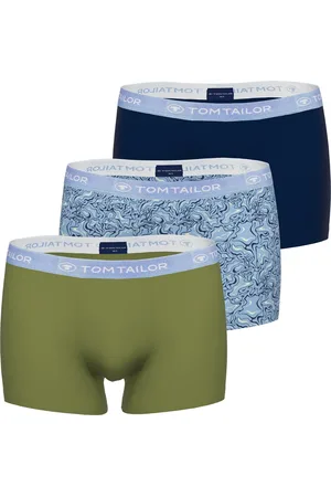 TOM TAILOR Heren boxer kort (3-pack) - lichtblauw dessin