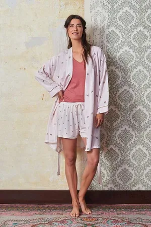 Merkloos Kimono | Pip Studio | Kaftan | Ninny Chérie Light Pink | Kamerjas |