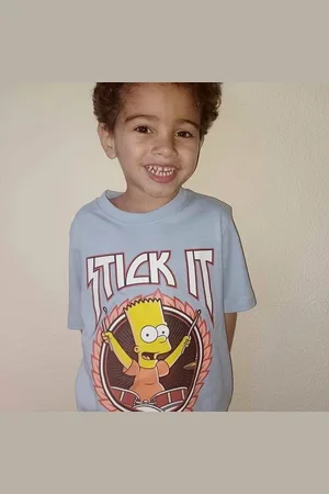 Disney The Simpsons shirt blauw drum