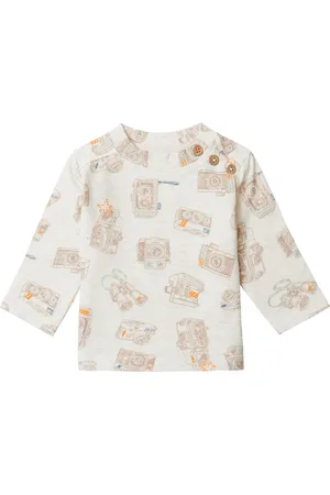 Noppies Boys Tee Baxton long sleeve allover print Jongens T-shirt -