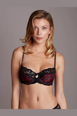 Merkloos Monique Dames Lingerie half voorgevormde met beugel BH (15-588)