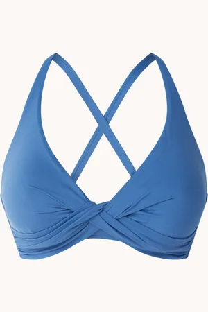 Seafolly DD Double voorgevormde bikinitop met plooidetail -