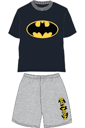 Batman Pyjama - maat 98 - Bat-Man shortama - shirt met grijze broek