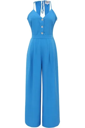 FRNCH PARIS Blauwe jumpsuit Palma - FRNCH