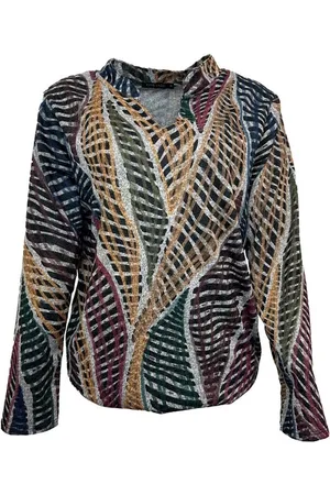 Merkloos Blouse N215 print LM Pink Lady naam XXL