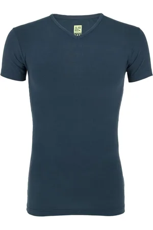 Alan Red Heren V-hals shirt bamboe baltimora