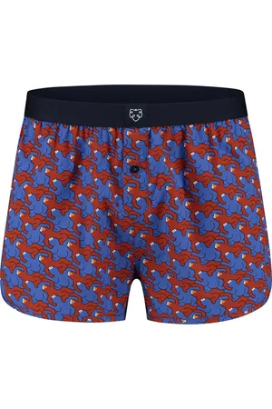 A-dam Short Street - Boxershort - Katoen - Onderbroek - Ondergoed - Heren - Blauw - S
