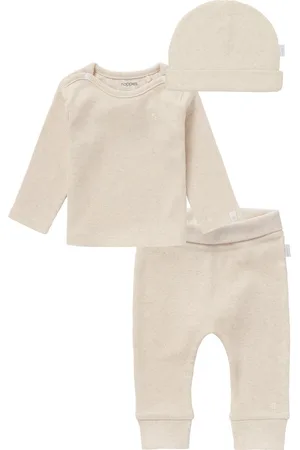Noppies SET(3delig) Broekje NAURA en Shirt NATAL , met Mutsje Nevel