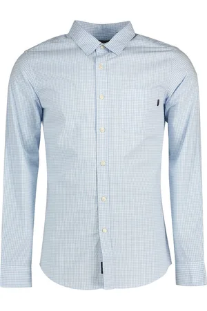 Dockers Slim Orginal Overhemd Met Lange Mouwen Blauw XL Man