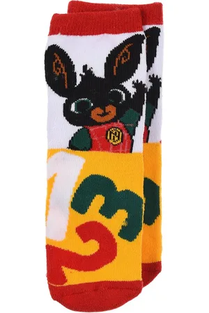 Bunny Anti slip Sokken - jongens - rood