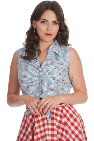 Banned Retro Sweet Pea Blouse - L