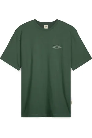 A-dam Tree Hugger - T-shirt - Heren - Volwassenen - Vegan - Korte Mouwen - T-shirts - Katoen - Groen - L