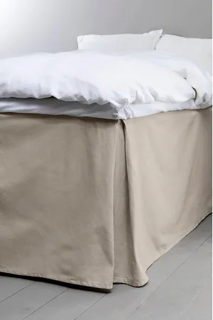 Merkloos Gekleurde 60 cm. biologische bedhoes voor extra comfort Corner Bed Skirt