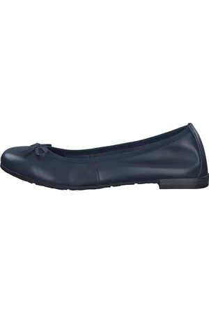 Marco Tozzi Premio Leather, Insole Leather + Feel Me Dames Ballerina