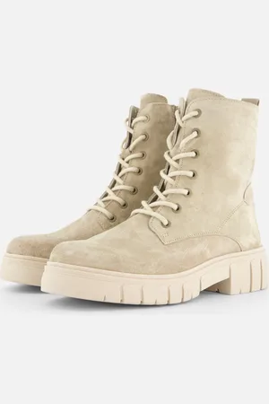 Feyn Paige01 Veterboots taupe Suede