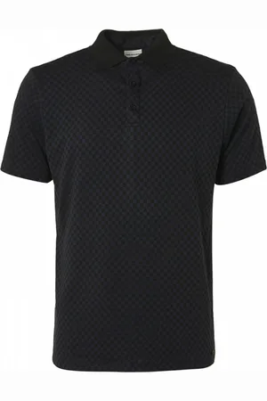 No Excess Polo Geblokt Patroon Donkerblauw (navy)