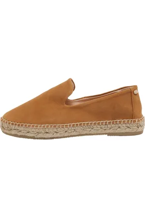 Fred de la Bretoniere Espadrille Loafer Cognac