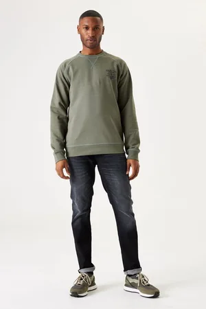 Garcia Heren Sweater Groen Long mouw