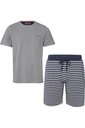 Phil & Co. Berlin Heren Shortama Korte Pyjama Katoen