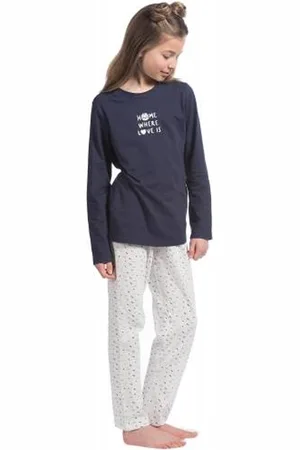 Eskimo Meisjes pyjama - Home Love - 100% katoene maat 116 - 116