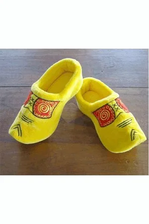 Merkloos Clogs Gele klomp Sloffen Unisex -