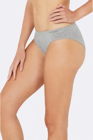 Boody Bamboe Classic Bikinislip - Lichtgrijs / M