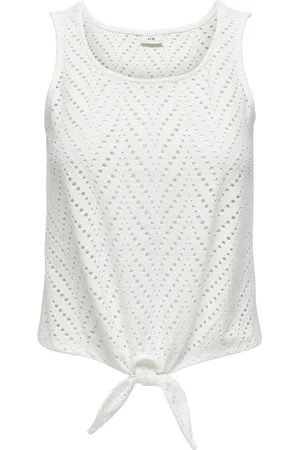 JDY CARLA CATHINKA S/L KNOT TOP JRS - Dames - Blouses
