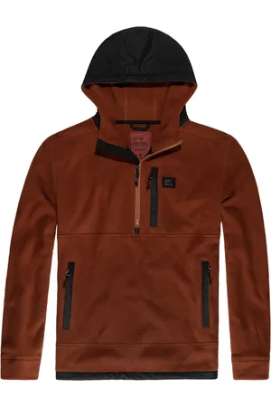 Vintage industries Vinson Hollow Fibre Fleece Jacket Brick