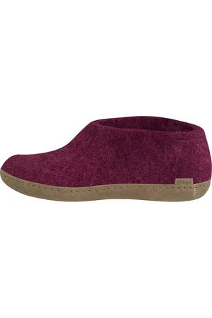 Glerups Dames en Heren slippers Leren zool