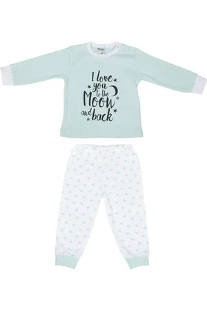 Beeren Baby pyjama "To the Moon" Mint maat 74/80