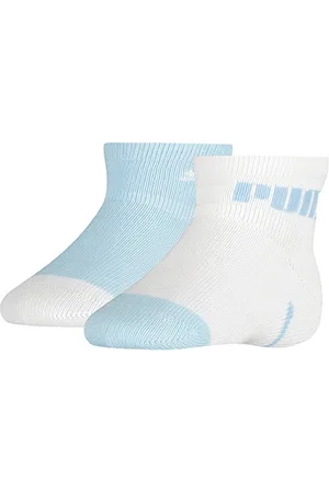 PUMA Baby baby 2P sokken mini cats lifestyle blauw & wit