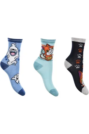 Merkloos Yo-Kai Watch - sokken Yo-Kai Watch - 3 Paar - maat 27/30