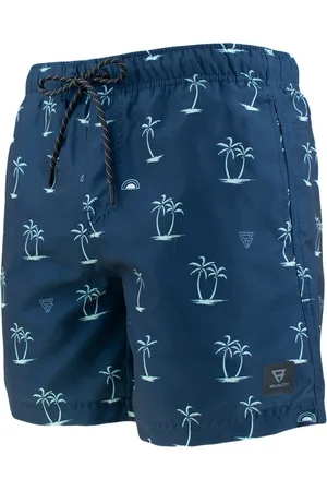 Brunotti Wijde Zwemshort - - maat S (S) - Heren Volwassenen - Polyester- 2411310056-7996-S