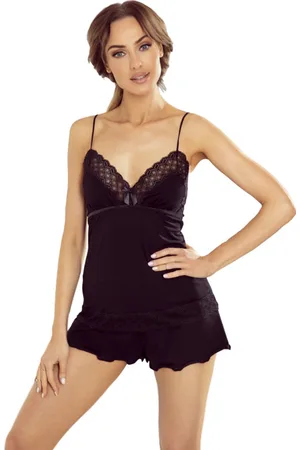 Eldar Luxeuze shortama met kant - Nila M