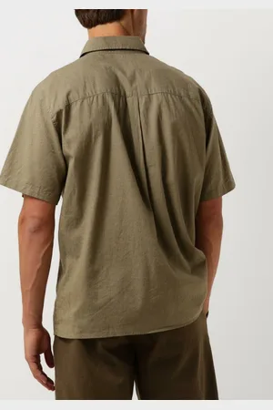 Foret Serene Linen Ss Shirt Overhemden Heren -