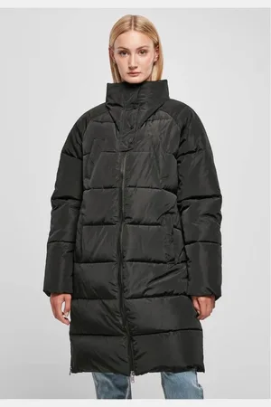 Urban classics High Neck Puffer winterjas - S