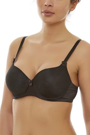 Merkloos PD Dames Lingerie Voorgevormde beugel Satijn BH (10082)
