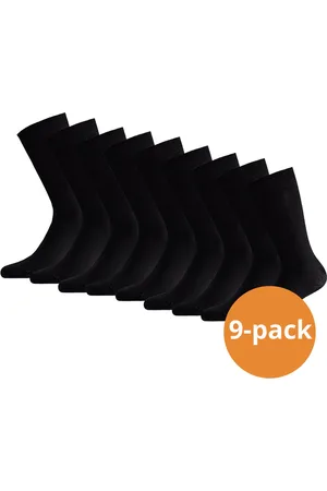 Apollo Bamboo Sokken - 9 paar Zwarte Bamboe sokken - Unisex