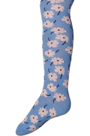 Ewers Kindermaillot met Witte Bloemen - Biologisch Katoen (GOTS) - 134/146