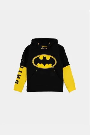 Difuzed DC Comics Batman - Logo Kinder hoodie/trui - Kids 122 - /Geel