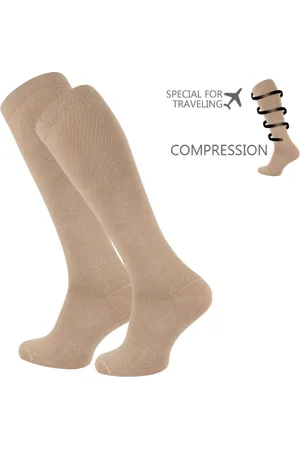 Merkloos Compressie kniekous - Reiskniekous - Steunkous - Unisex -