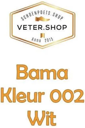 Bama G56 schoen creme voor glad leer - 50ml schoenpoets - 002 wit