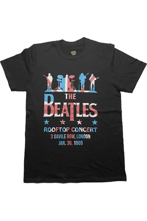 Beatles The - Drop T Rooftop Flag Heren T-shirt - XL