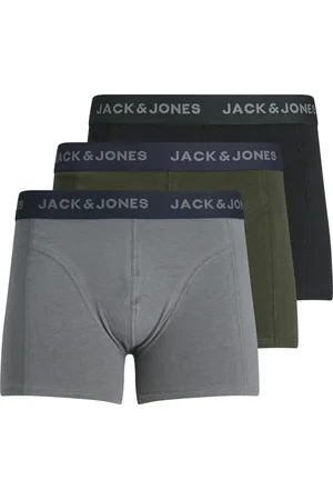 JACK & JONES JACK&JONES JUNIOR JACBOBBIE TRUNKS 3 PACK JR Jongens Onderbroek