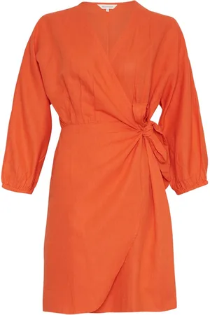 MSCH Mschmirilla 3/4 Wrap Dress Jurken Dames - Kleedje - Rok - Jurk -