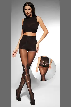 Merkloos Adrian fantasie panty 20/40 den maat XS/S