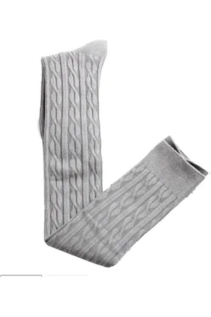 Merkloos Lange damessokken overknee - - maat 36-40 - one size - zachte kousen