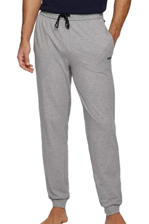 HUGO BOSS BOSS Mix&Match Pants - heren pyjama- of loungebroek - middengrijs